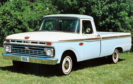 Publicidad Ford F100 pickup 1966 Epilogo En 1967 las camionetas Ford 