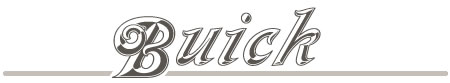 Letra Primer Logo de Buick