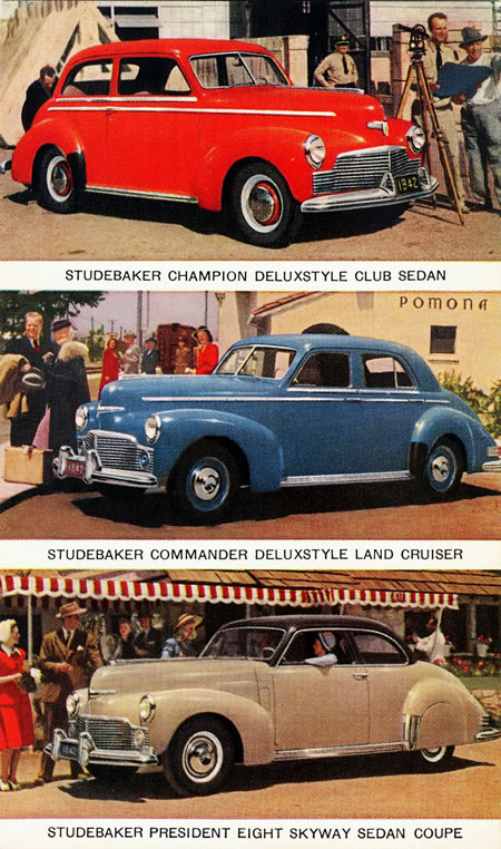 hoja de especificaciones de coche FOLLETO Folleto de foto 1947-1952 Studebaker Champion 1951 