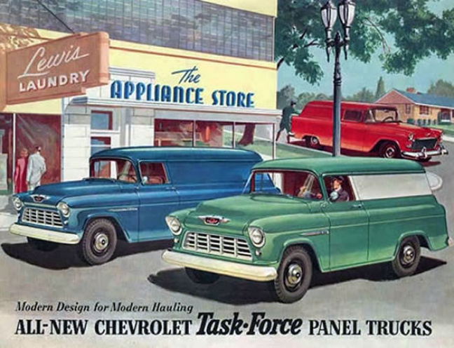 Chevrolet 1955 - 1959 Camionetas pickup y panel