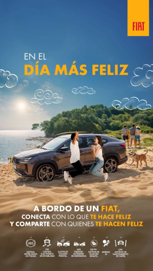 Fiat invita a sonreír al volante para mejorar la cultura vial