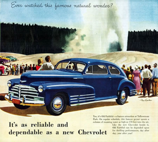 Chevrolet Aerosedan (1942-1948) un gran éxito