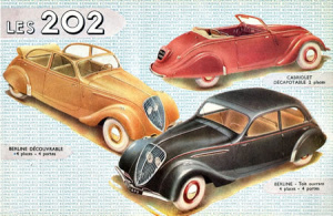 Historia de Peugeot 1891-1960 (segunda Parte)