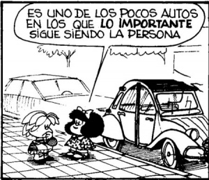 Mafalda y el automóvil: Más allá del Citroën 2CV