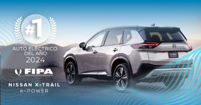 La Nissan X-Trail e-POWER recibió el reconocimiento al “Auto eléctrico del año FIPA 2024”