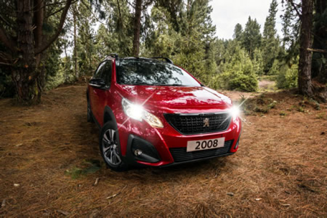 Peugeot ruge con su exhibición en el  Centro Comercial El Retiro