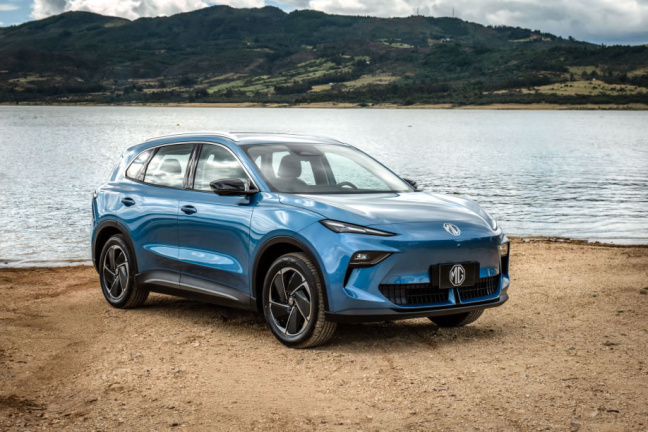 MG S5 prueba de ruta