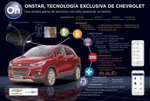 Chevrolet mejora su oferta de servicios conectados a bordo de sus vehículos