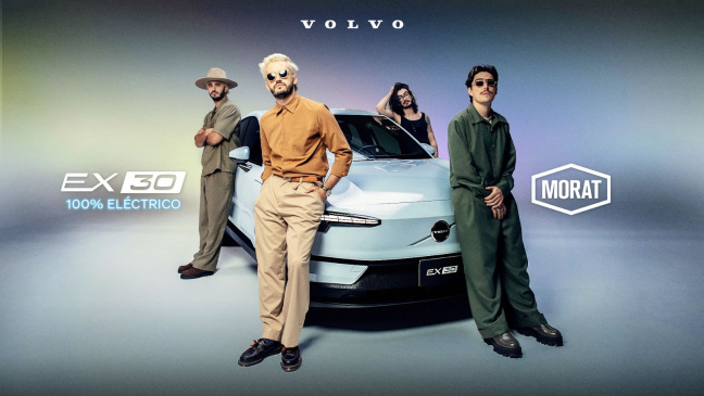 Volvo Cars y Morat le ponen soundtrack a la movilidad sostenible con el EX30