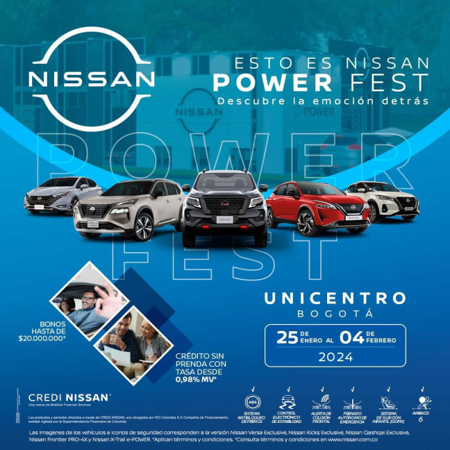 Nissan Power Fest dinamiza el sector automotor al inicio del 2024