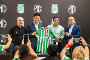 MG Motor Colombia patrocinador del Atlético Nacional