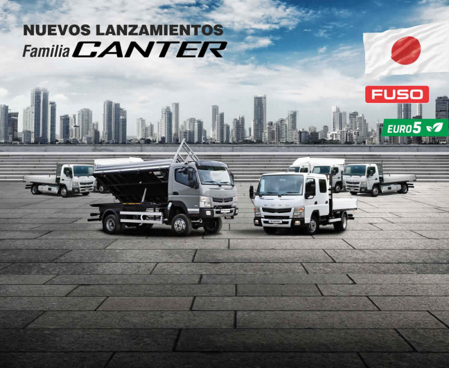 Nueva plataforma de camiones Fuso Canter TF