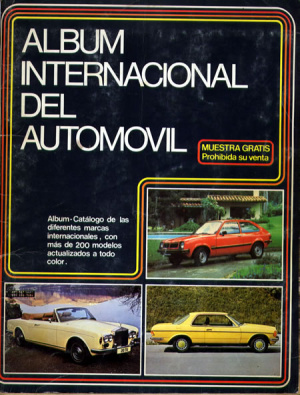 El álbum internacional del automóvil de 1982
