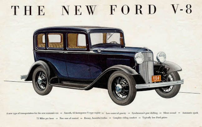 Ford 1932 – 1936 Primeros motores V8